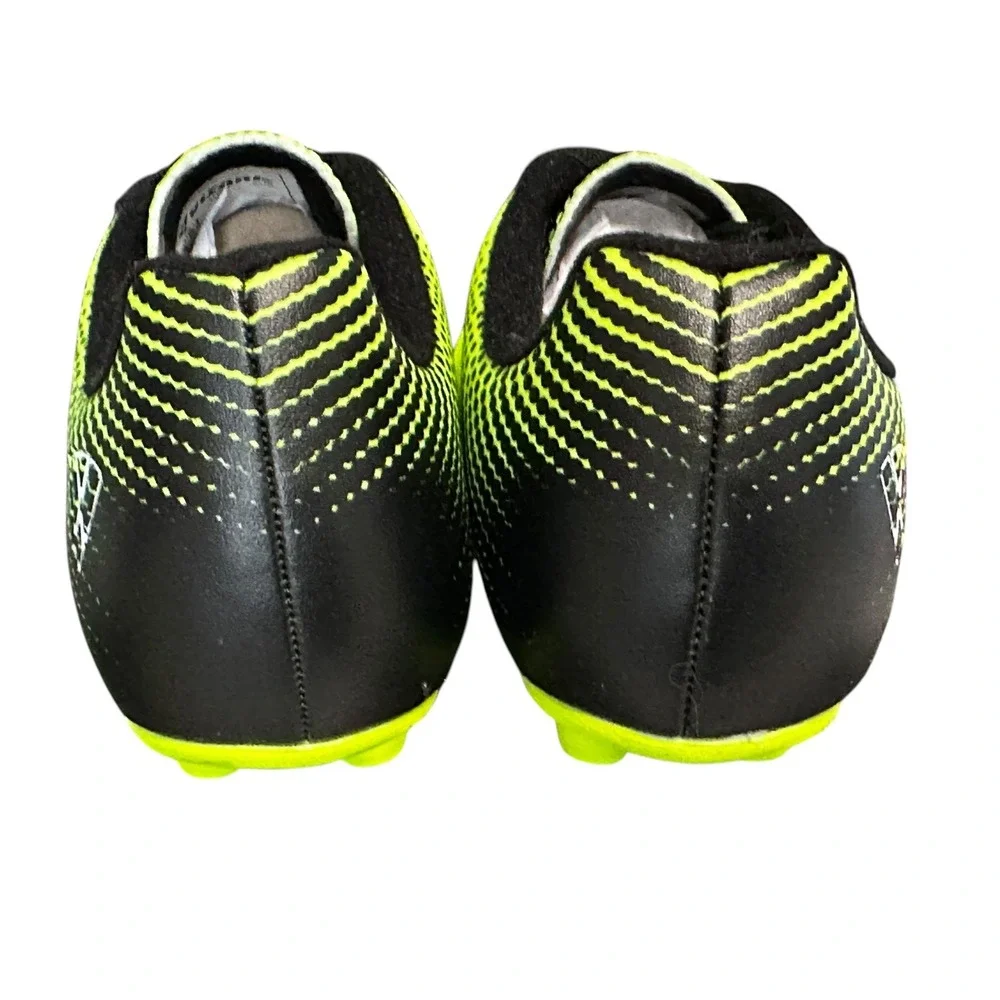 Zentic Soccer Cleats Outdoor Training Neon‎ Green Black Shoes Size 4.5